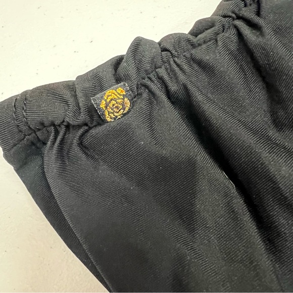 La Vie En Rose Women's Black & White Halter Tankini Gold Ruche with Padding Sz S - Picture 9 of 11